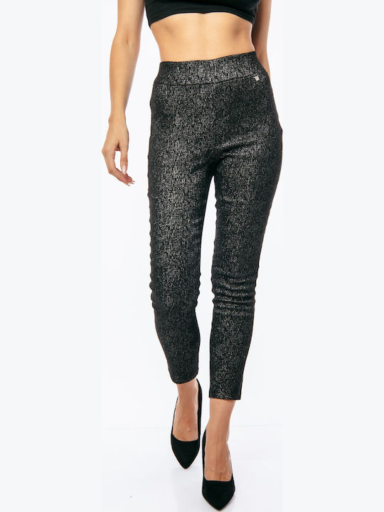 Damen Stoff Hose Silver