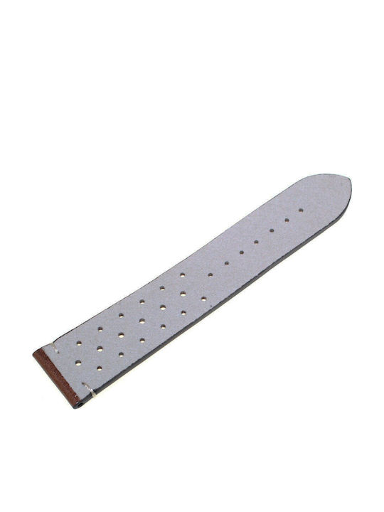 Morellato Δερμάτινο Λουράκι Καφέ 22mm
