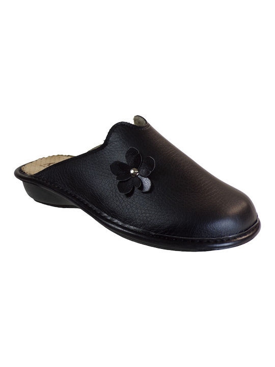 Bagiota Shoes Winter Women's Slippers in Black color