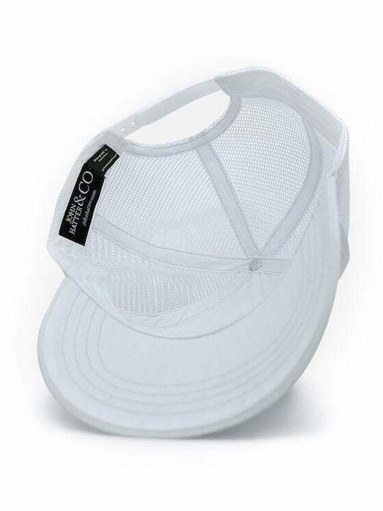 Jockey cu plasă Alb