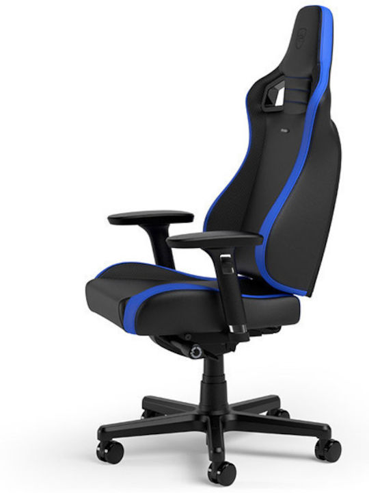 Noblechairs Epic Compact Καρέκλα Gaming Δερματίνης με Ρυθμιζόμενα Μπράτσα Black Carbon Blue