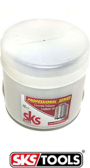 SKS Tools Ποτηροκορώνα με Διάμετρο 70mm για Μπετό