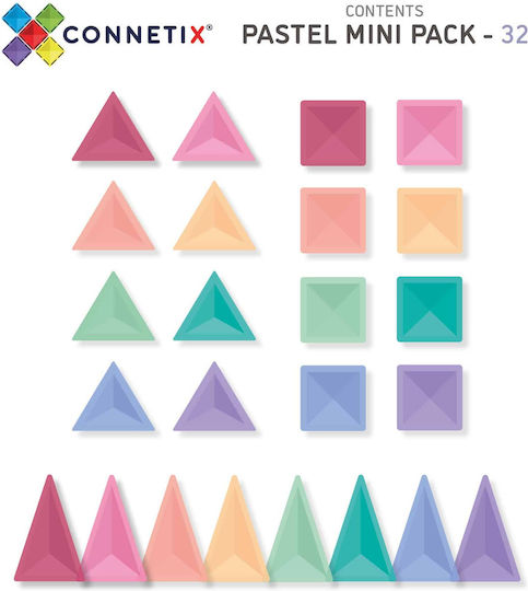 Connetix Μαγνητικό Παιχνίδι Κατασκευών για Παιδιά 3+ Ετών