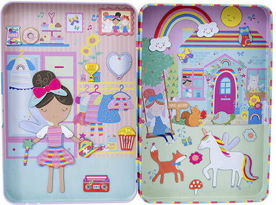 Floss & Rock Joc de construcție magnetic Rainbow Fairy pentru copii de 3++ ani