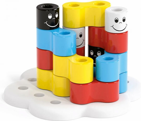 Quercetti Plastic Construction Toy Twin Pegs for Children 1++ Years