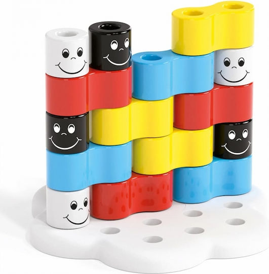 Quercetti Plastic Construction Toy Twin Pegs for Children 1++ Years