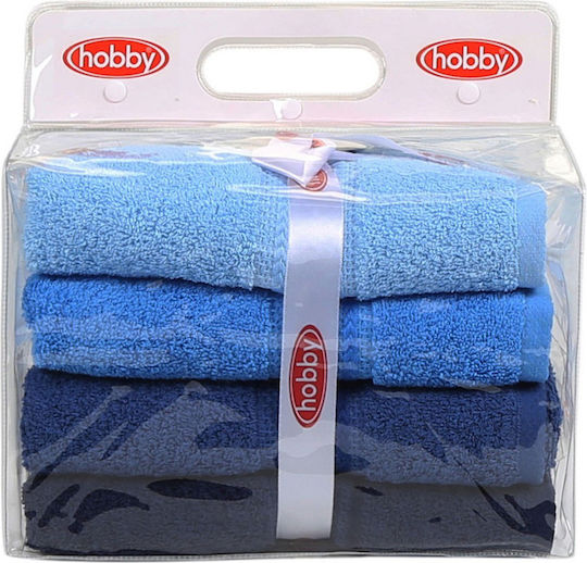 Mijolnir Mijolnir Badetücher 4-teiliger Handtuch-Set Rainbow Rainbow Blau Gewicht 500gr/m²