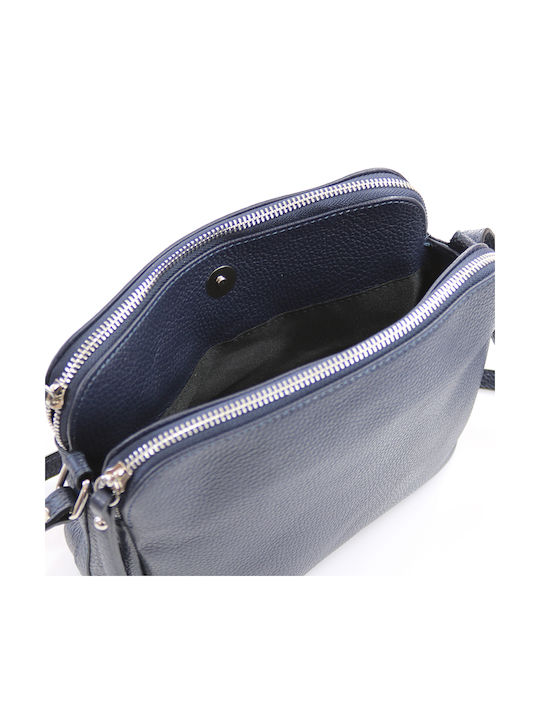 Passaggio Leather Leather Women's Bag Crossbody Blue