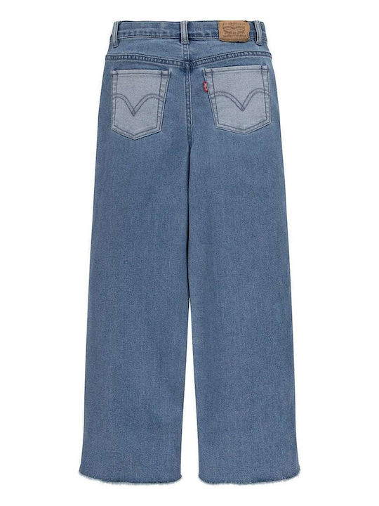 Levi's Inside Out 94 Baggy Wide Leg Παιδικό Τζιν Παντελόνι Μπλε