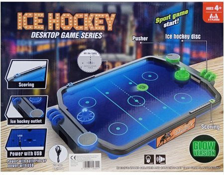 Blue Toys Tabletop Pinball Ice Hockey for 4+ Years Old