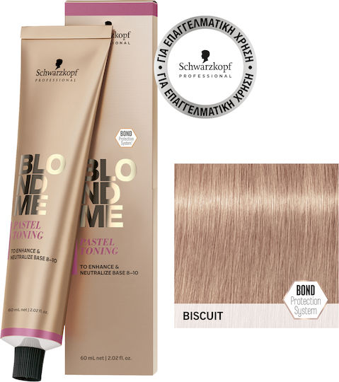 Schwarzkopf BlondMe Pastel Toning Toner Biscuit 60ml