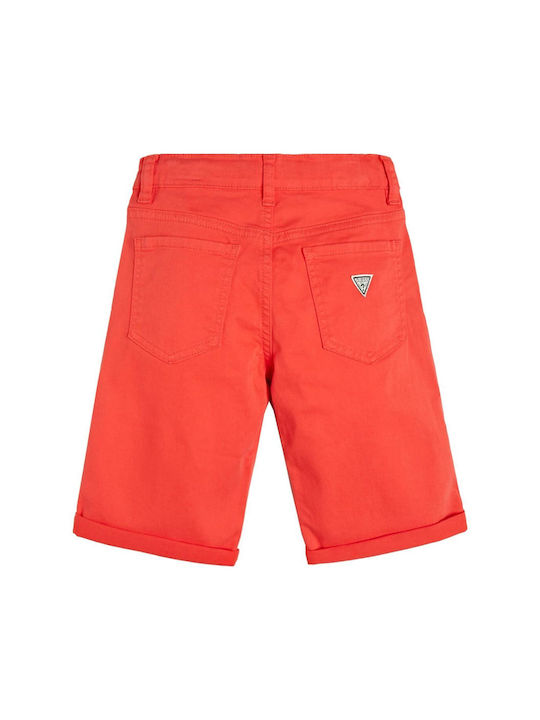 Guess Kids Shorts/Bermuda Fabric Βερμούδα Red