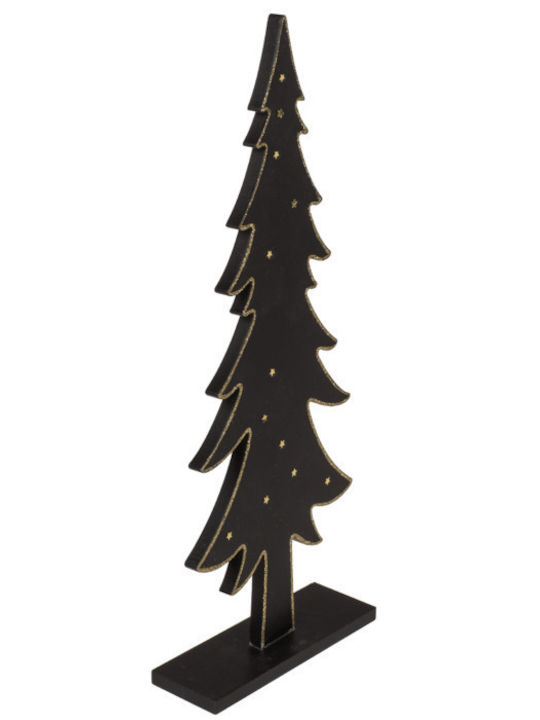 Christmas Decorative Wood Tree 38cm Black