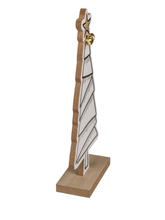 Christmas Decorative Wood Tree 25.5cm White