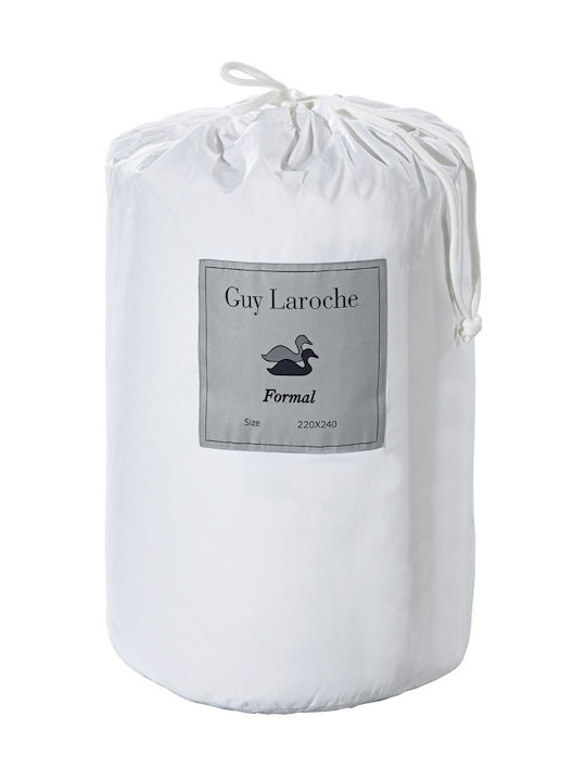 Guy Laroche Duvet Cover Queen 220x240cm White