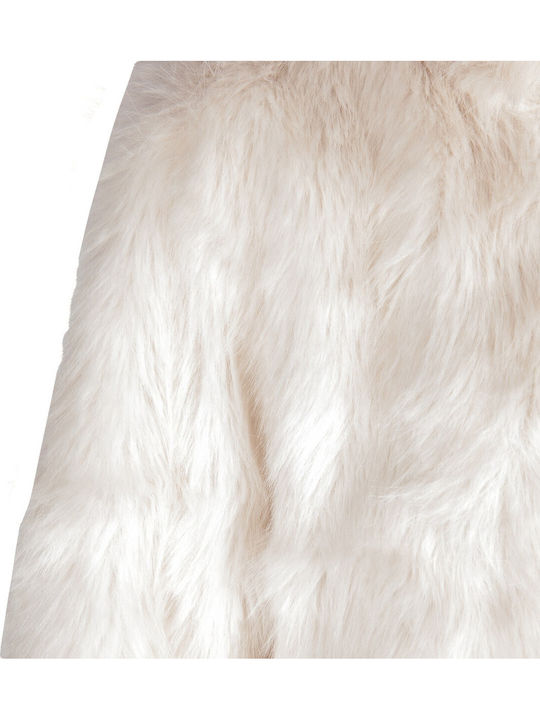 Women's Long Fur White