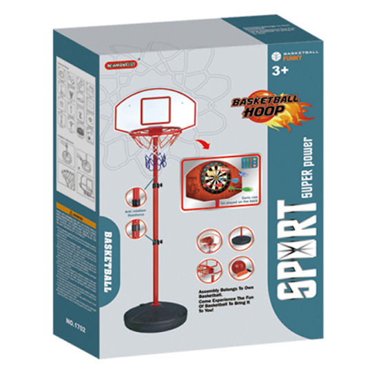 Zita Toys Παιδική Μπασκέτα Εξωτερικού και Εσωτερικού Χώρου με Βάση