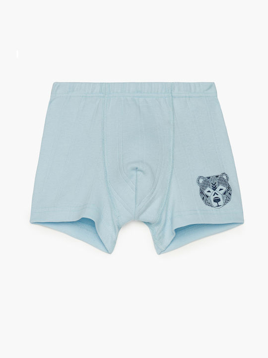 Minerva Kinder-Boxershorts Hellblau