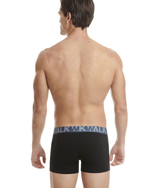 Herren Boxershorts Black/Blue/Bordeaux 2Packung
