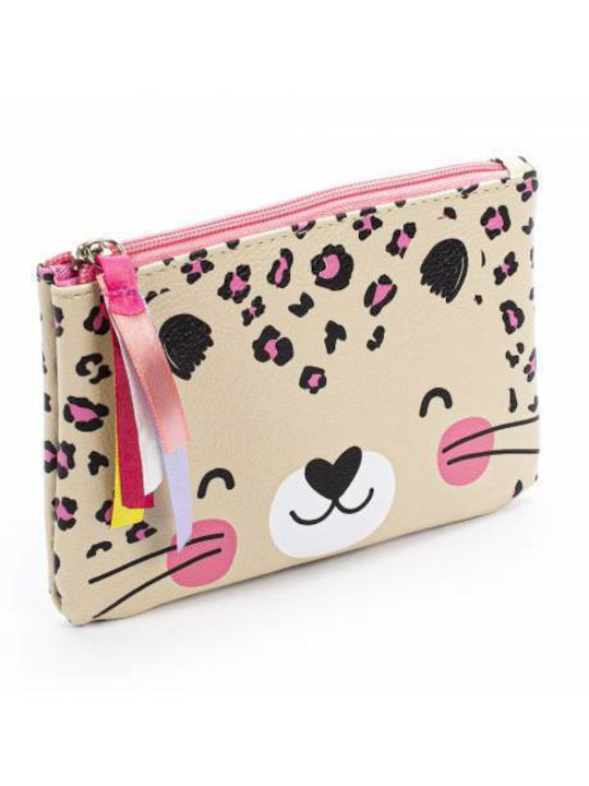 Toiletry Bag Wild Funny in Beige Color