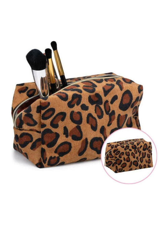 Damen Necessaire in Braun Farbe 17.5cm