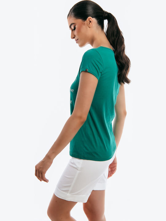 Women's Blouse Short Sleeve Mint
