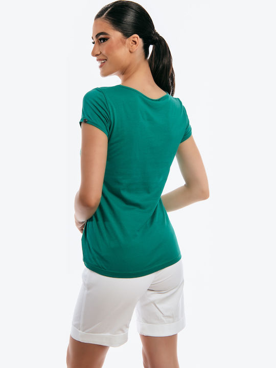 Women's Blouse Short Sleeve Mint