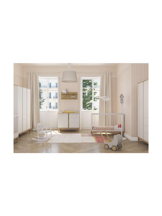 Faktum Seturi de mobilier pentru copii cu Pat și Comodă Alb / Alb