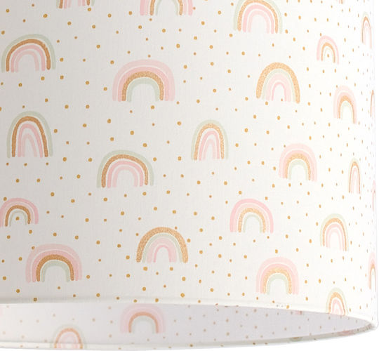 Veis Einfaches Licht Kinderdeckenleuchte Deckenleuchte 15W mit Fassung E27 Weiß 35x24cm