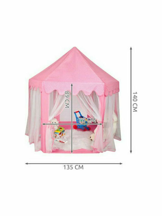 Kids Castle Play Tent Pink