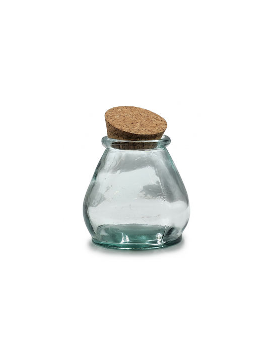 Glass Drops Glass General Use Vase with Cork 380ml