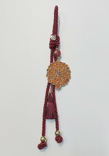 Hanging Lucky Charm Pomegranate Bronze made of Metal 7x36cm 1pcs