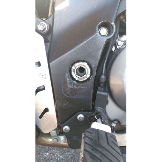 Moto Discovery Motorcycle Footpeg Protectors Suzuki DL 650 V-STROM Black