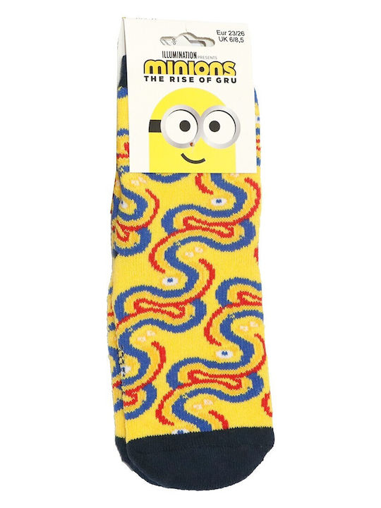 Minions Kindersocken Rutschfest Bunte