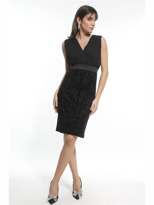 Derpouli Midi Rochie Black