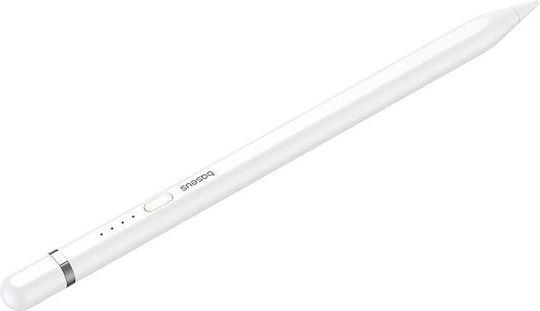 Baseus Smooth Writing Series Active Digital Stylus Pen with Palm Rejection for iPad in White Color