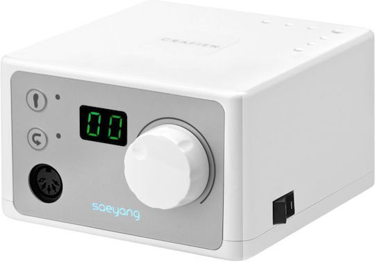 Saeyang K35 Τροχός Νυχιών Ρεύματος 45W Λευκός με 45000 Στροφές ανά Λεπτό