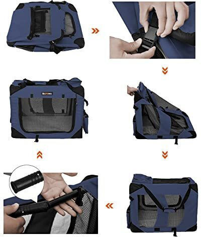 Feandrea Geantă pentru transport câine Blue M70xL52xA52cm.