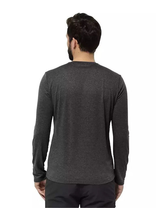 Jack Wolfskin Men's Long Sleeve Blouse Gray