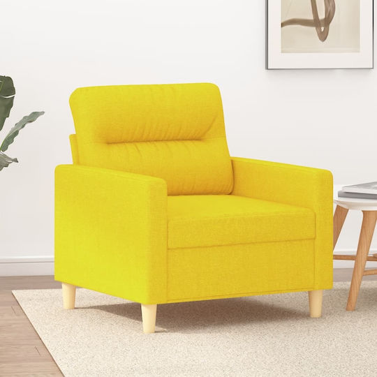 Armchair Open Yellow 78x77x80cm