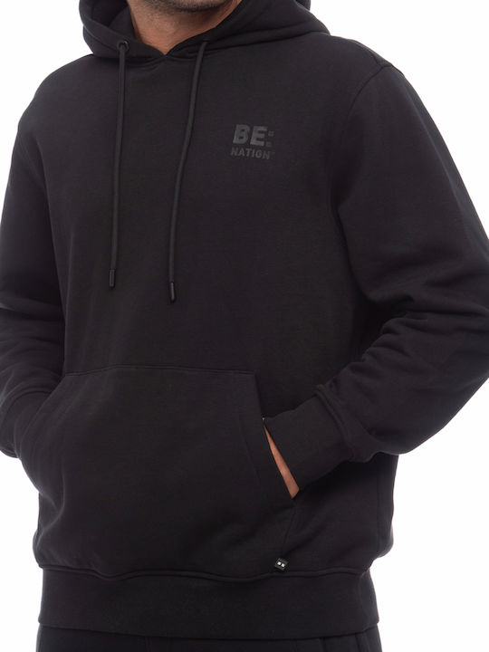 Sweatshirt mit Kapuze Schwarz
