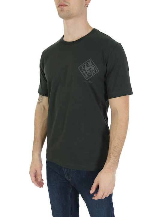 Trussardi Men's Short Sleeve Blouse Green