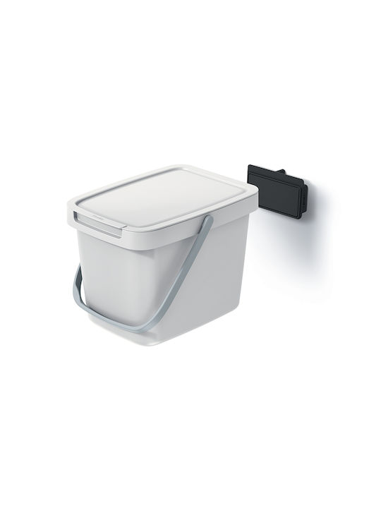 Prosperplast Systema Q Collect Coș de Gunoi Plastic pentru Dulap Maro 20lt 1buc