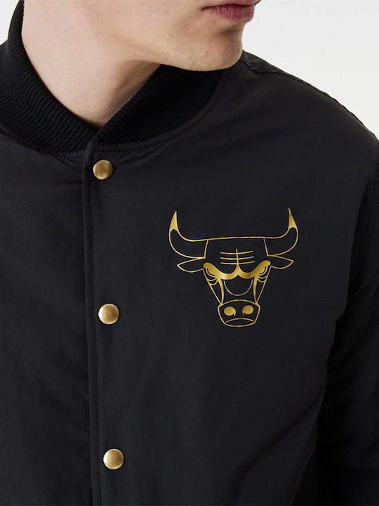 Nba Winter Jacke Bomber Black