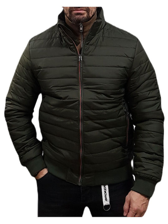 09-200201 Winter Jacke Puffer Deep Olive
