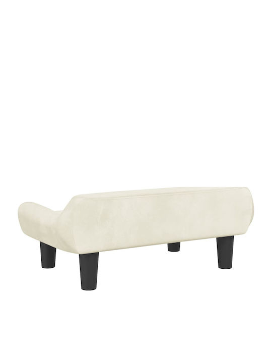 vidaXL Sofa Hundebett Beige 70x40cm.