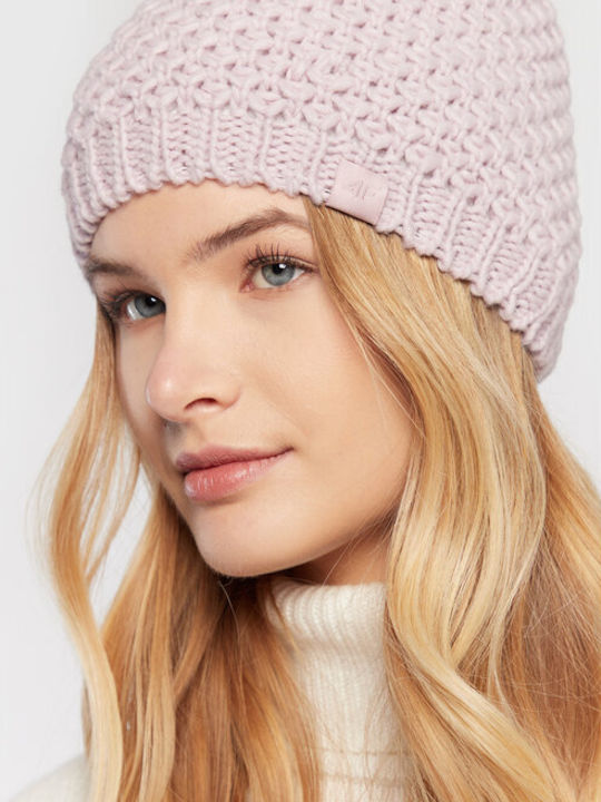 Knitted Beanie Cap Lilac