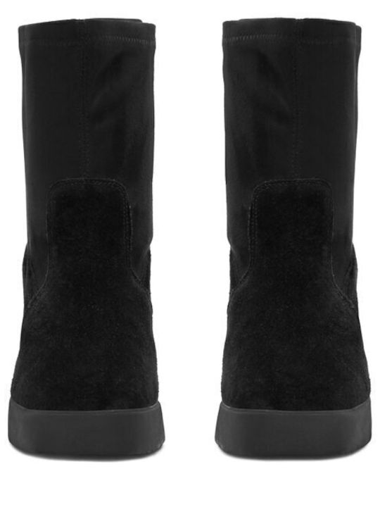 Damen Chelsea Stiefeletten Schwarz