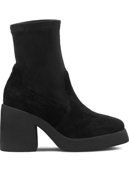 Damen Chelsea Stiefeletten Schwarz