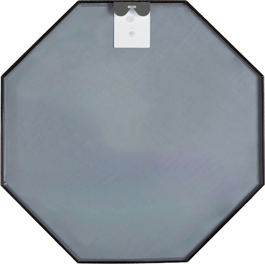 HomeMarkt Като Огледало за Стена с Черен Металик Рамка 55.5x55.5см 1бр